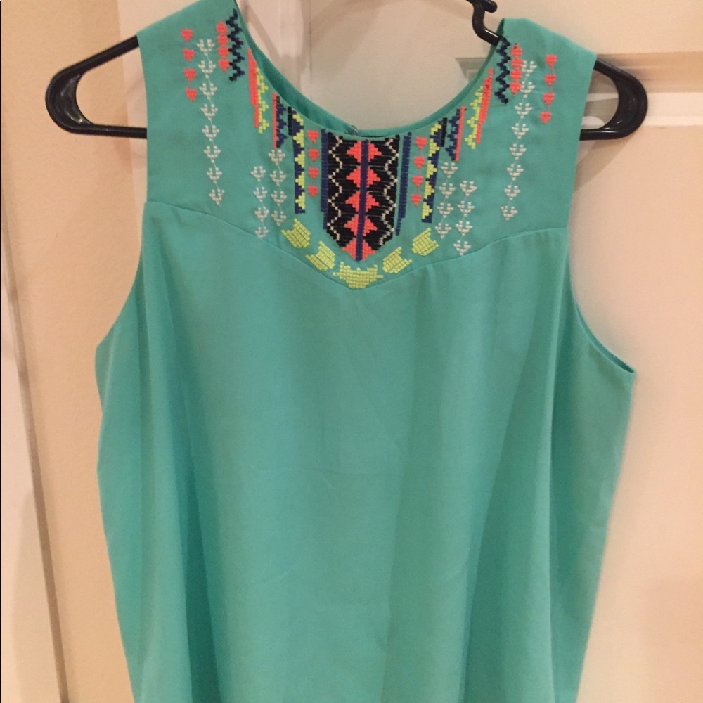 Teal tank